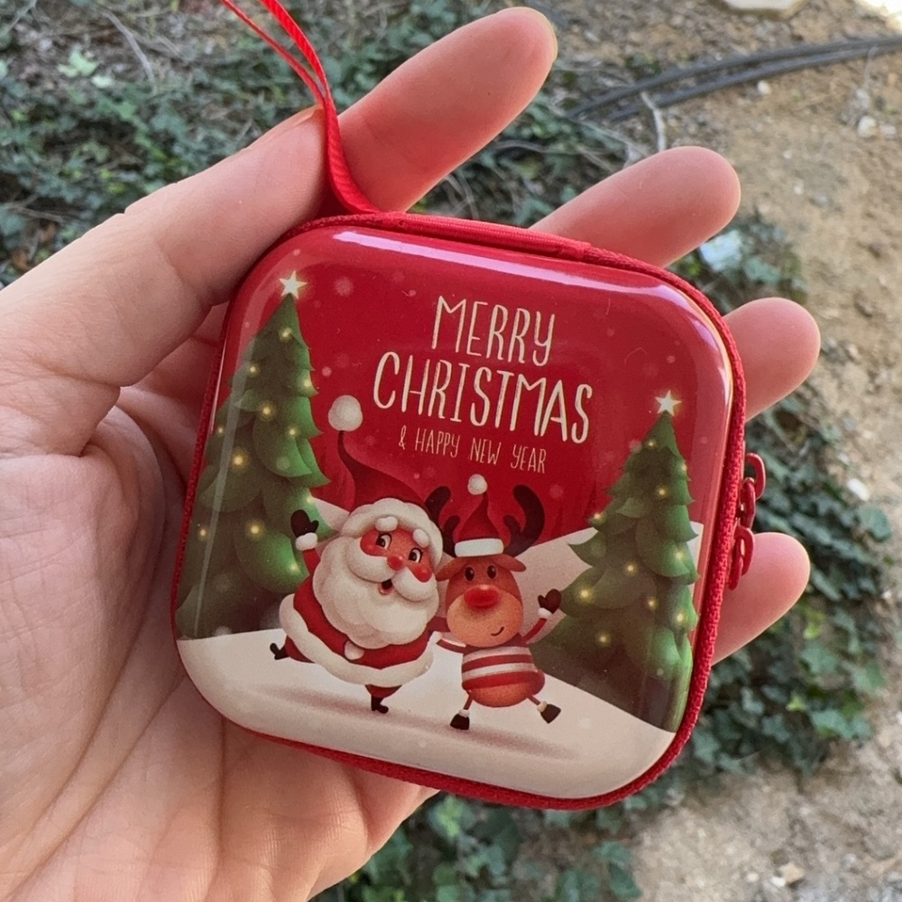 Christmas portable storage case.